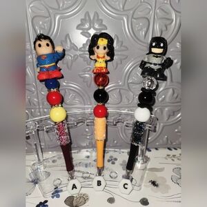 DC Superhero Themed Pen Set - Multicolor